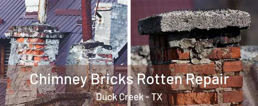 Chimney Bricks Rotten Repair Duck Creek - TX