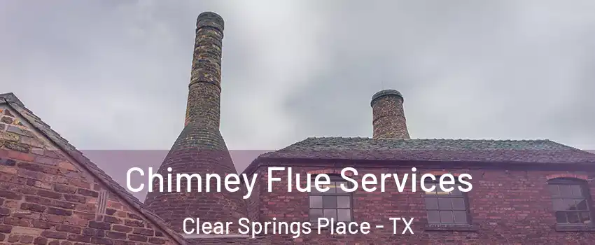 Chimney Flue Services Clear Springs Place - TX