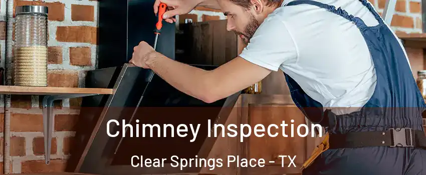 Chimney Inspection Clear Springs Place - TX