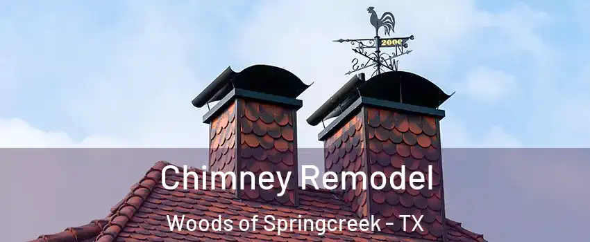 Chimney Remodel Woods of Springcreek - TX
