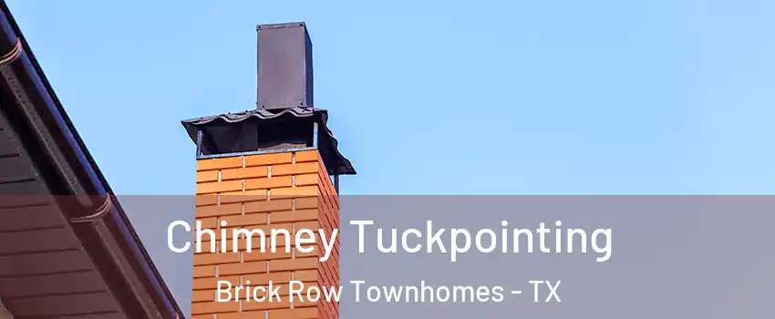 Chimney Tuckpointing Brick Row Townhomes - TX