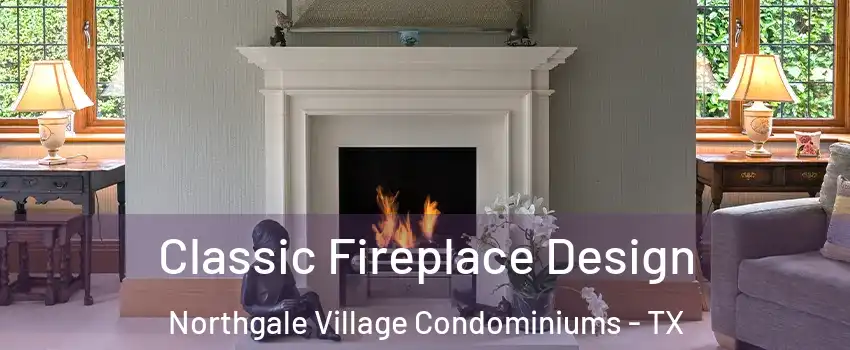 Classic Fireplace Design Northgale Village Condominiums - TX
