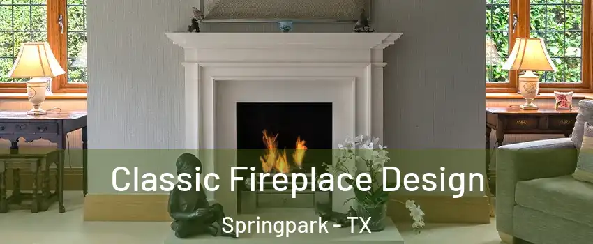 Classic Fireplace Design Springpark - TX