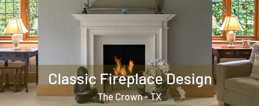 Classic Fireplace Design The Crown - TX