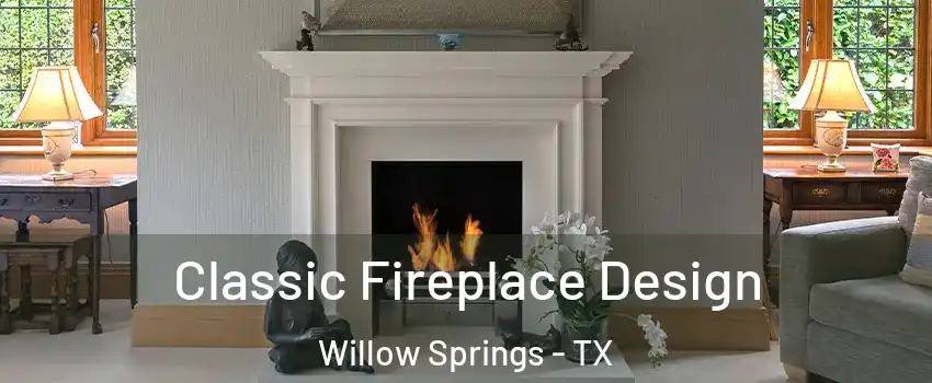 Classic Fireplace Design Willow Springs - TX