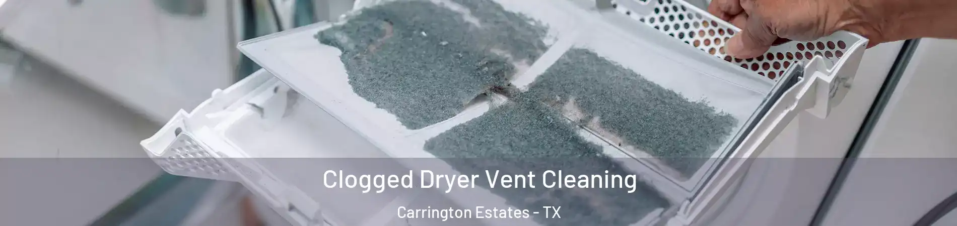 Clogged Dryer Vent Cleaning Carrington Estates - TX