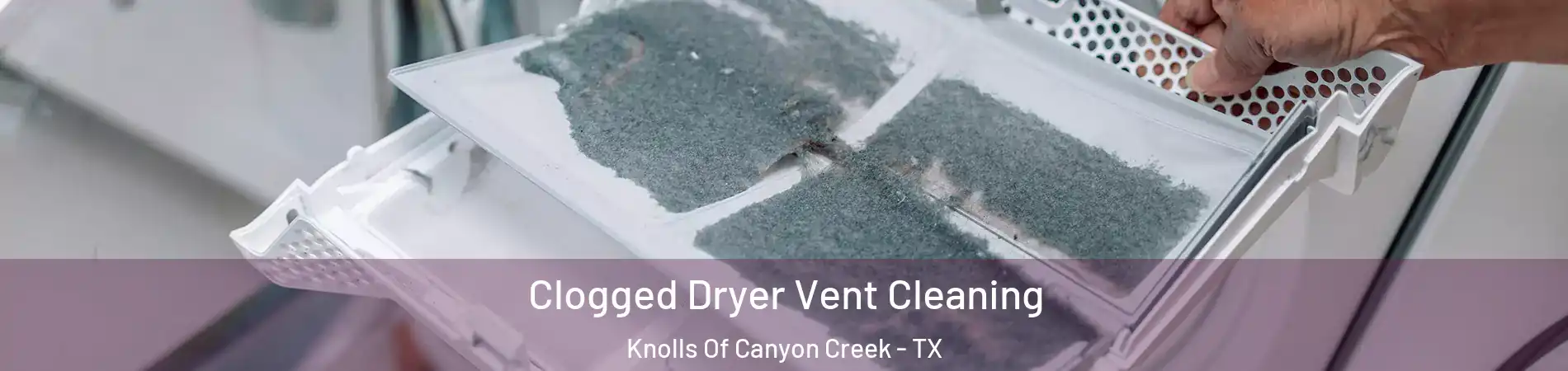 Clogged Dryer Vent Cleaning Knolls Of Canyon Creek - TX