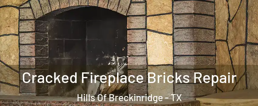 Cracked Fireplace Bricks Repair Hills Of Breckinridge - TX