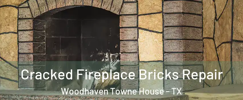 Cracked Fireplace Bricks Repair Woodhaven Towne House - TX