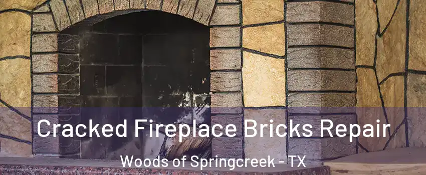 Cracked Fireplace Bricks Repair Woods of Springcreek - TX