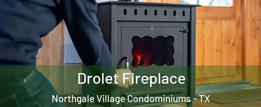 Drolet Fireplace Northgale Village Condominiums - TX