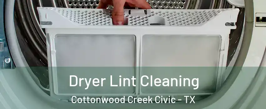 Dryer Lint Cleaning Cottonwood Creek Civic - TX