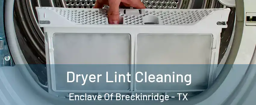 Dryer Lint Cleaning Enclave Of Breckinridge - TX