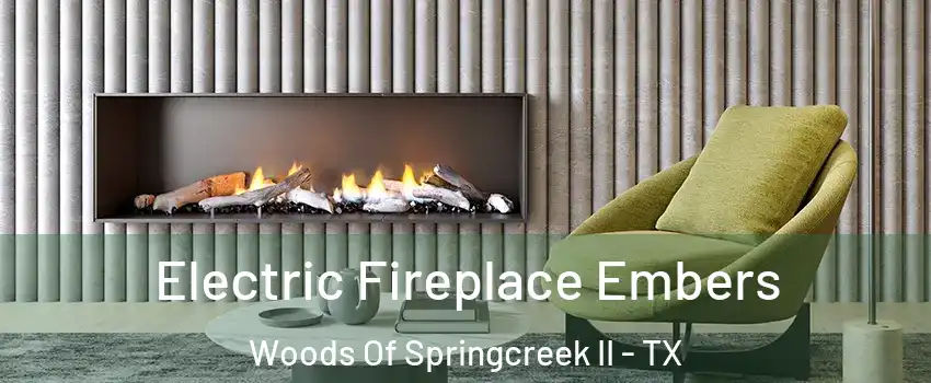 Electric Fireplace Embers Woods Of Springcreek II - TX