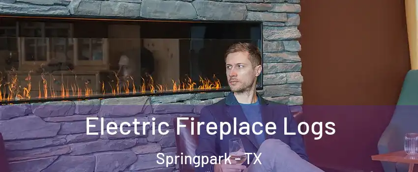 Electric Fireplace Logs Springpark - TX