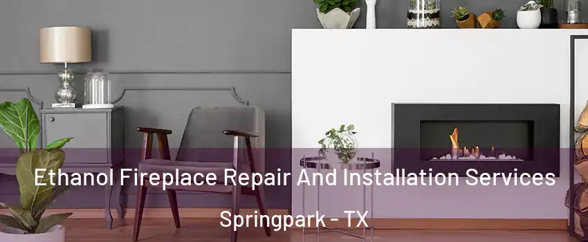 Ethanol Fireplace Repair And Installation Services Springpark - TX