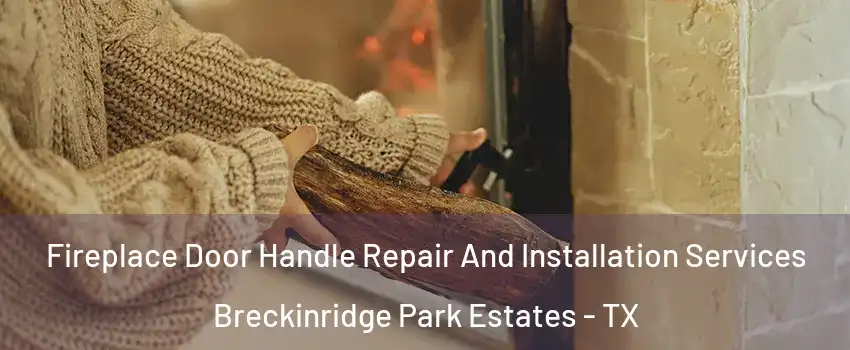 Fireplace Door Handle Repair And Installation Services Breckinridge Park Estates - TX
