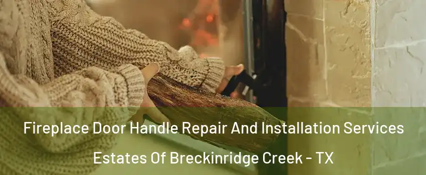 Fireplace Door Handle Repair And Installation Services Estates Of Breckinridge Creek - TX