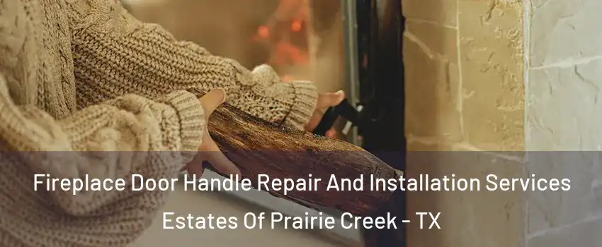 Fireplace Door Handle Repair And Installation Services Estates Of Prairie Creek - TX