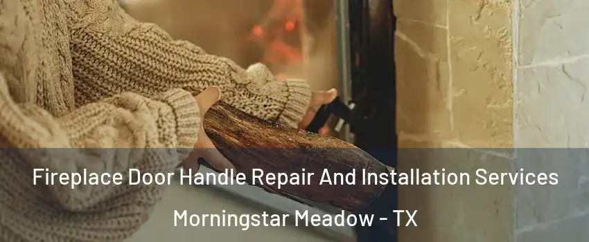 Fireplace Door Handle Repair And Installation Services Morningstar Meadow - TX