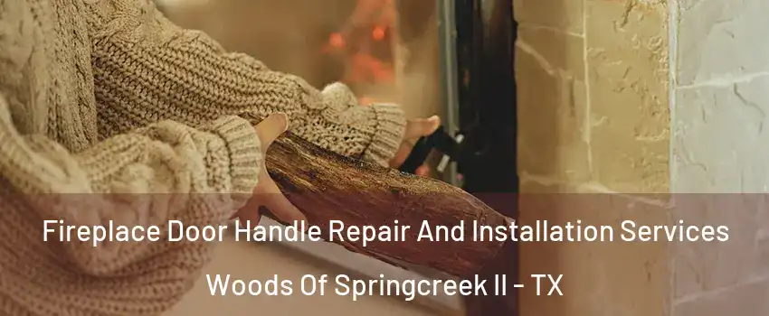 Fireplace Door Handle Repair And Installation Services Woods Of Springcreek II - TX