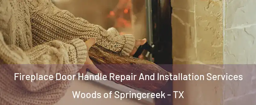 Fireplace Door Handle Repair And Installation Services Woods of Springcreek - TX
