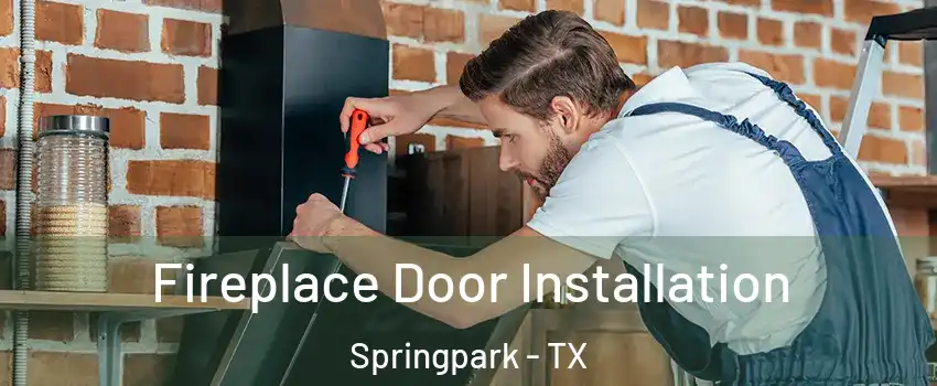 Fireplace Door Installation Springpark - TX