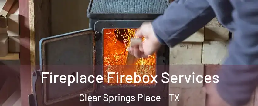 Fireplace Firebox Services Clear Springs Place - TX
