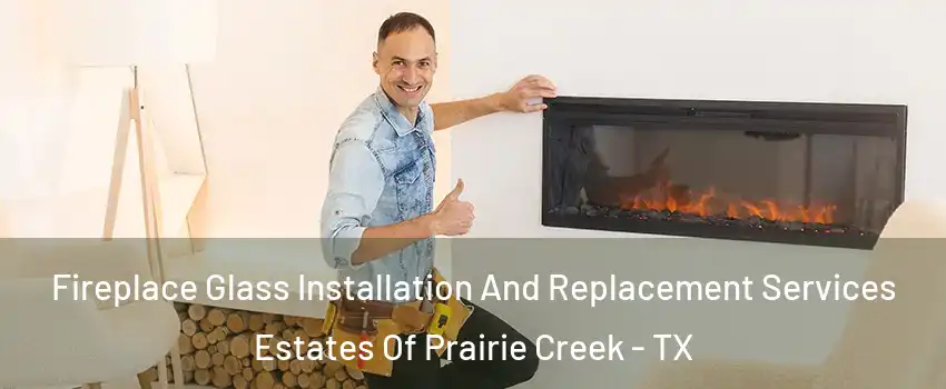 Fireplace Glass Installation And Replacement Services Estates Of Prairie Creek - TX