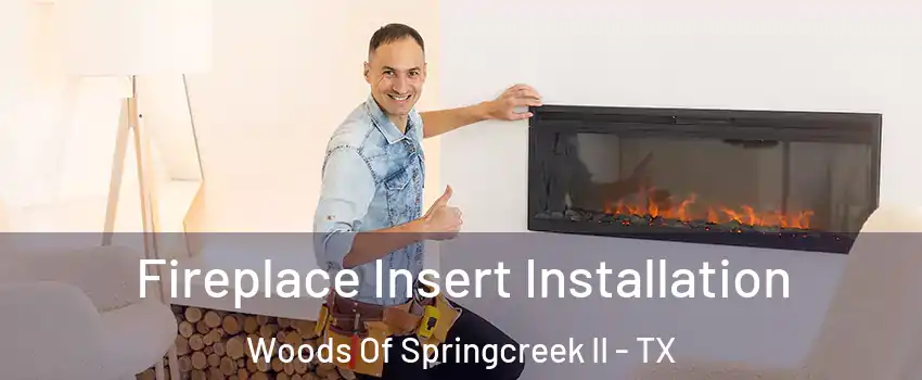 Fireplace Insert Installation Woods Of Springcreek II - TX
