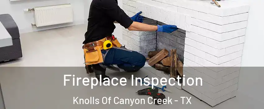 Fireplace Inspection Knolls Of Canyon Creek - TX