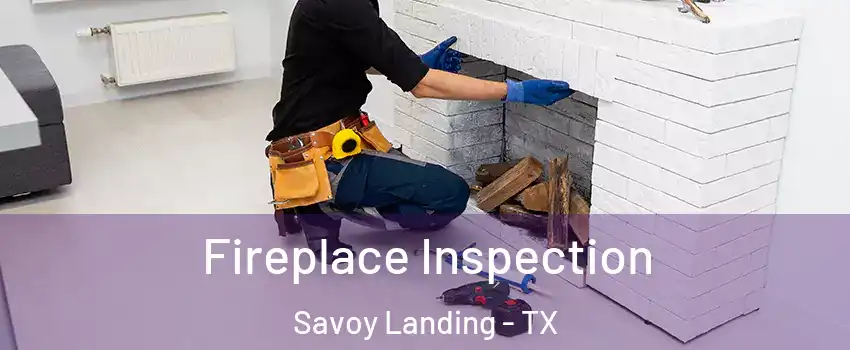 Fireplace Inspection Savoy Landing - TX