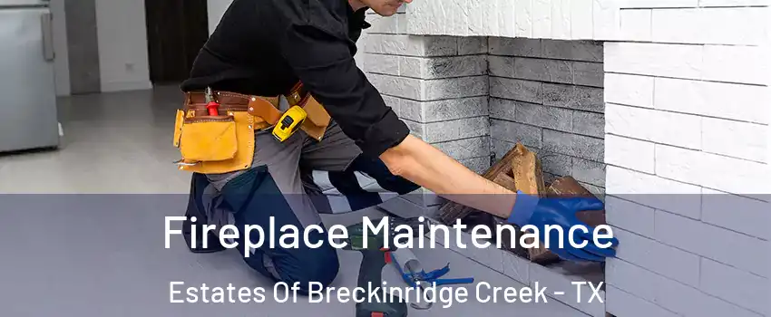 Fireplace Maintenance Estates Of Breckinridge Creek - TX