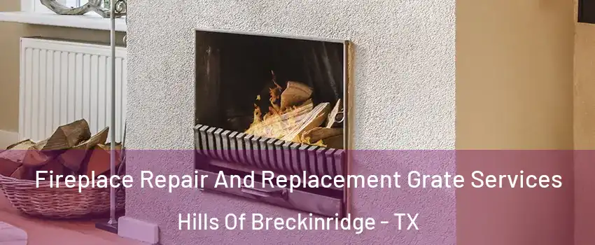 Fireplace Repair And Replacement Grate Services Hills Of Breckinridge - TX