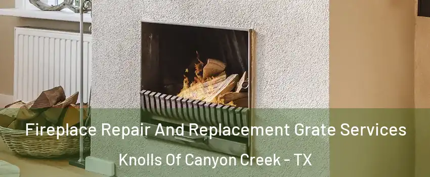Fireplace Repair And Replacement Grate Services Knolls Of Canyon Creek - TX
