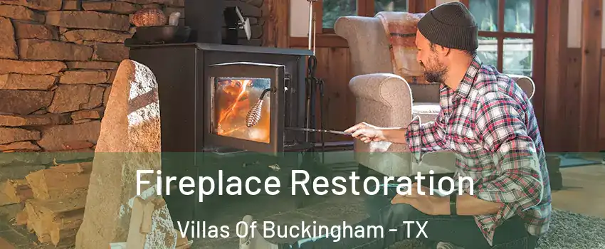 Fireplace Restoration Villas Of Buckingham - TX