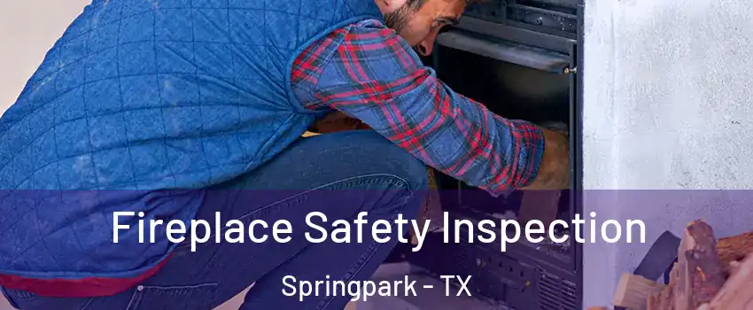 Fireplace Safety Inspection Springpark - TX