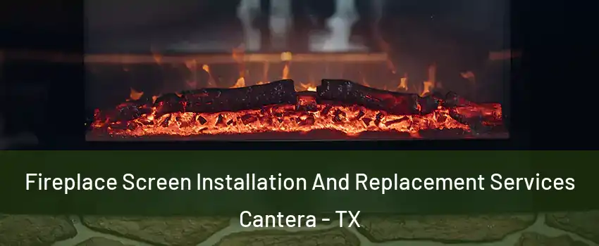 Fireplace Screen Installation And Replacement Services Cantera - TX