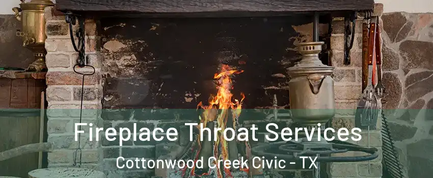 Fireplace Throat Services Cottonwood Creek Civic - TX