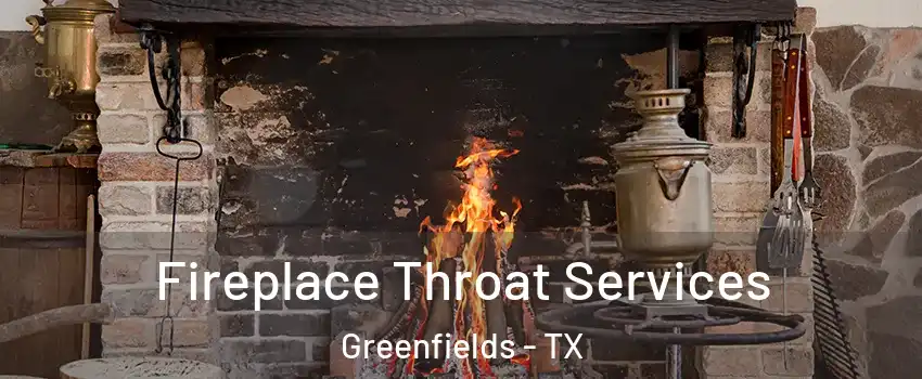Fireplace Throat Services Greenfields - TX