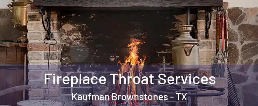 Fireplace Throat Services Kaufman Brownstones - TX