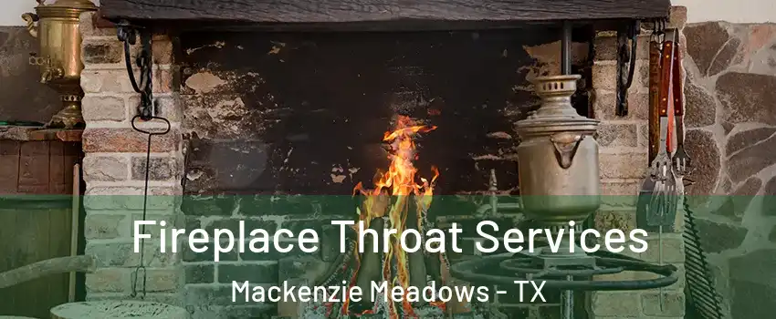 Fireplace Throat Services Mackenzie Meadows - TX
