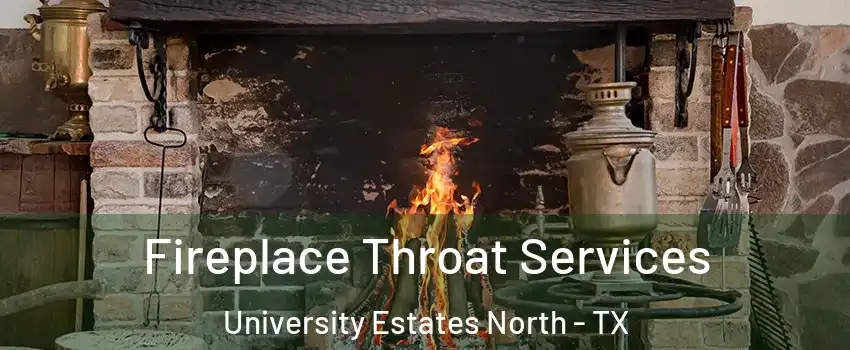 Fireplace Throat Services University Estates North - TX