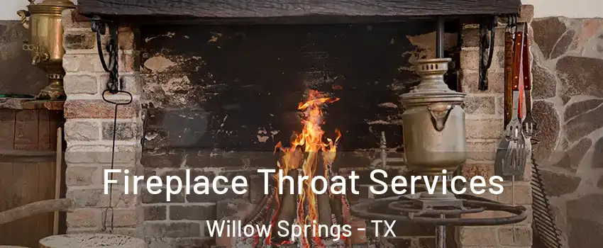 Fireplace Throat Services Willow Springs - TX