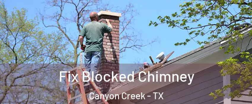 Fix Blocked Chimney Canyon Creek - TX