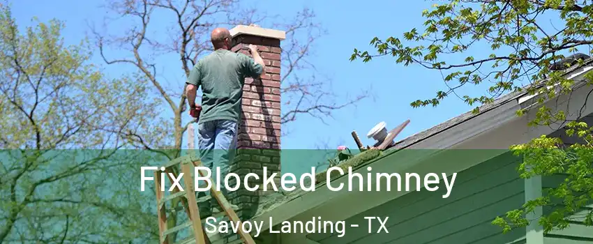 Fix Blocked Chimney Savoy Landing - TX