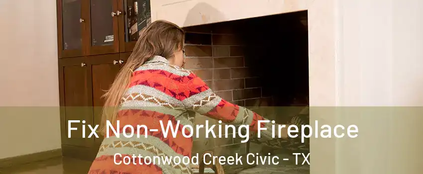 Fix Non-Working Fireplace Cottonwood Creek Civic - TX