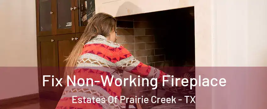 Fix Non-Working Fireplace Estates Of Prairie Creek - TX