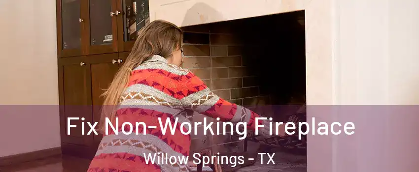 Fix Non-Working Fireplace Willow Springs - TX