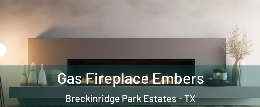 Gas Fireplace Embers Breckinridge Park Estates - TX